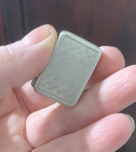 Silver Vintage Pill Box Italy 900 - Picture 4 of 16