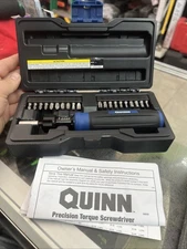 Quinn 22pc Precision Torque Screwdriver w/Organized Storage Case #58950