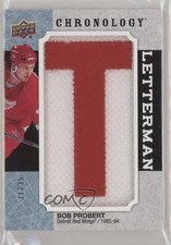 2018 Upper Deck Chronology Letterman Letter Relics 31/35 Bob Probert Patch 0c3