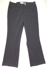 Calvin Klein modern fit tapered leg fitted hip dress pants black New Sz 4