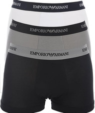 EMPORIO ARMANI Men's Core 3 Pack Boxer Shorts ,2XL