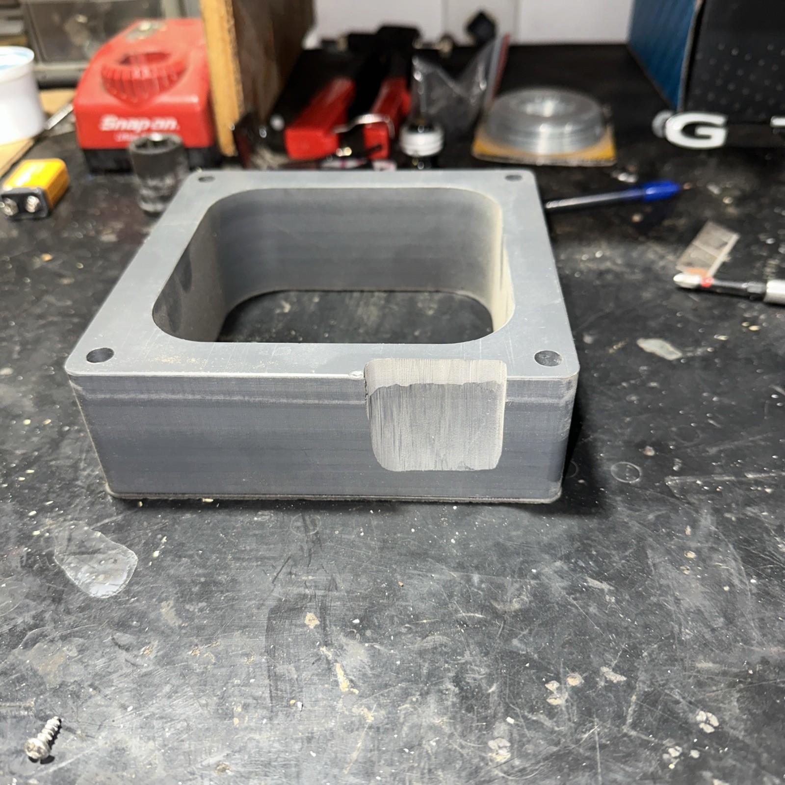 Holley 4500 Series Dominator 2inch Phenolic  Plastic Carburetor Spacer Open Port