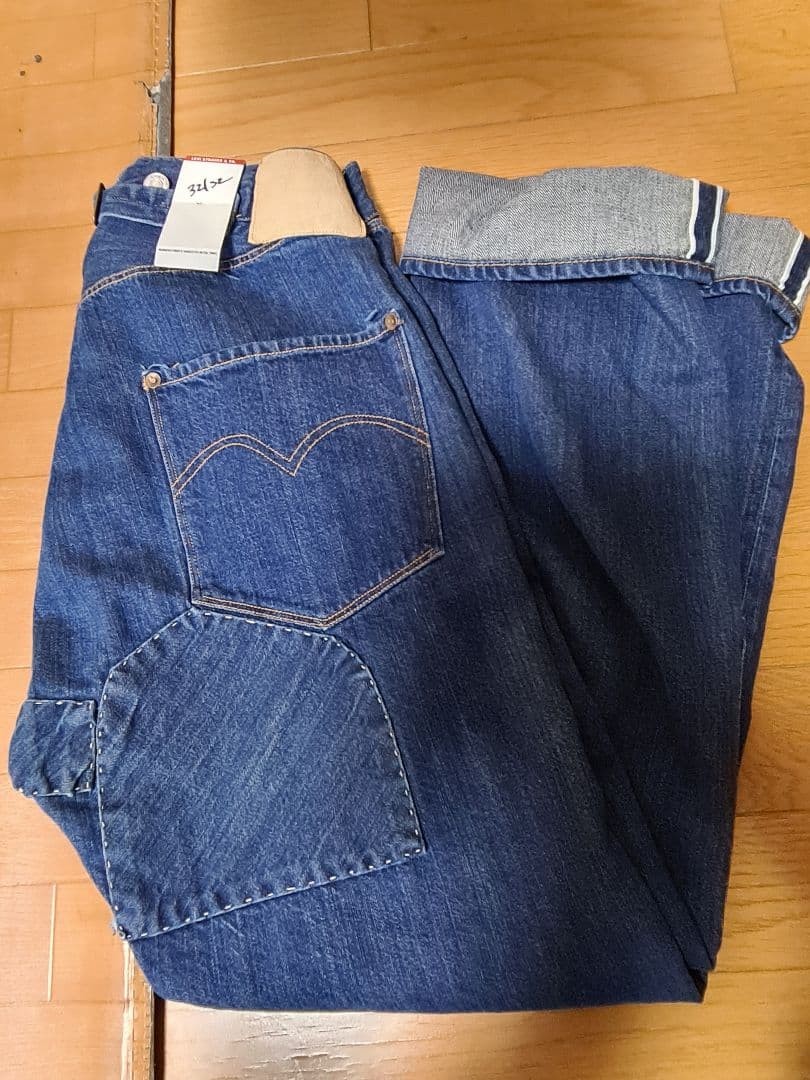 Levi’s Vintage Clothing (LVC) 501XX 1890s Model “Spur Bites” Sample Denim