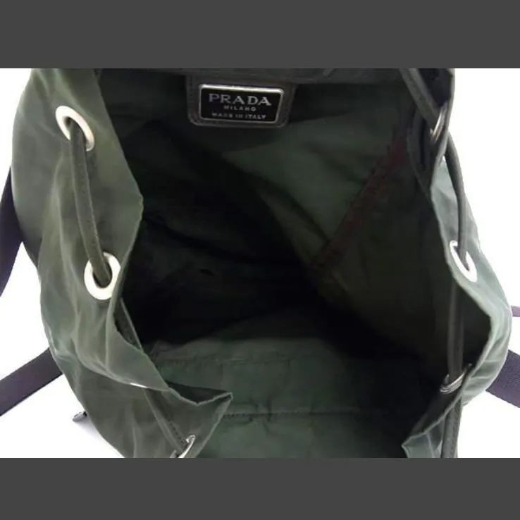 Authentic PRADA Testudo Nylon Mini Backpack Trian… - image 20