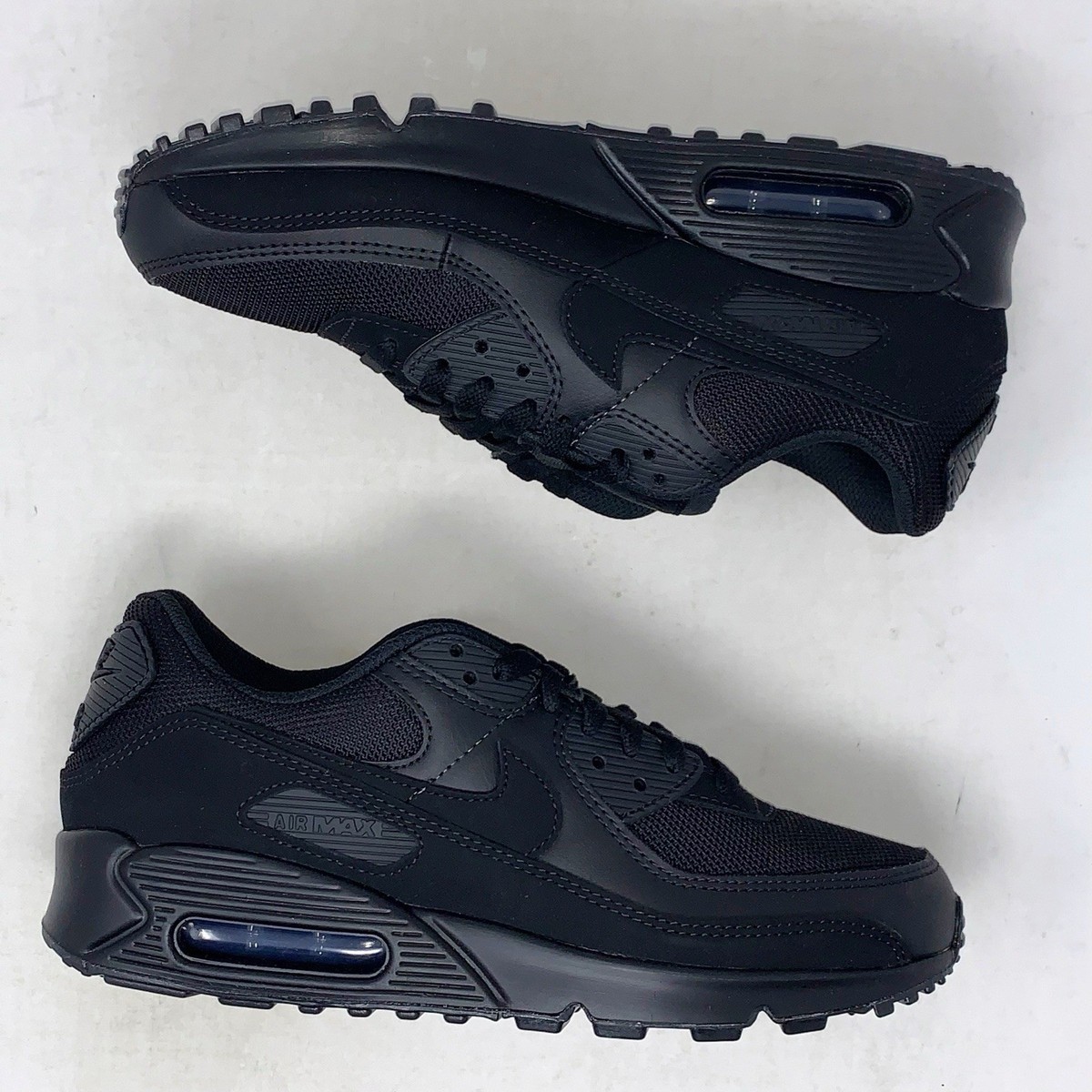 Nike Air Max 90 Recraft Triple Black Sneakers, Size 11 BNIB CN8490