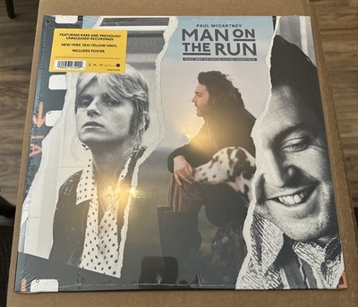 Paul McCartney: Man On The Run. Vinyl Limitiert. Third Man Records. Yellow New 