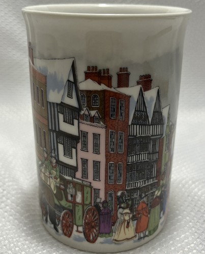 Vintage Dunoon Christmas Mug Set Of Four Christmas Mugs SCOTLAND Beautiful ! - Picture 23 of 23