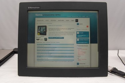 Nematron   M1500T   Touch Screen HMI  Industrial Interface Panel 120/240V      