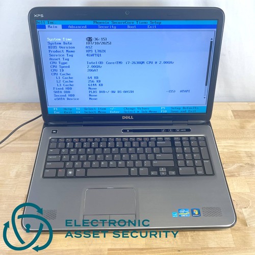 Dell XPS L702X i7-2630QM 2.0GHz 8GB RAM (No Drive)