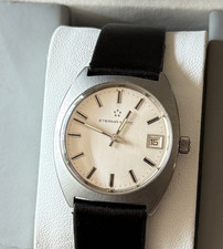 Eterna-Matic Ref. 141T steel vintage wristwatch 1970