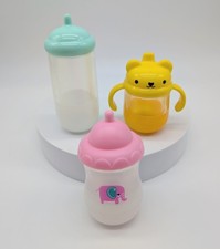 Lot Of 3 Magic Milk Juice Bottles Disappearing Milk for Baby Doll