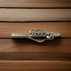 Vintage Tony Monogram Name Tie Bar Clip 2.4" (SALE) — photo 1