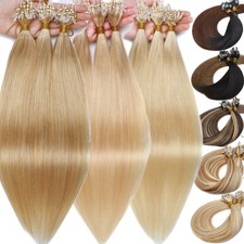 150g Micro Loop Bead Link Real Remy Human Hair Extensions Full Head 1G/S 0,5G/S