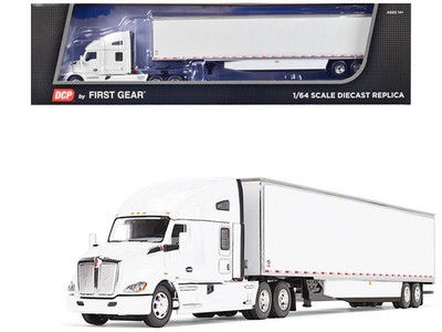 Kenworth T680 with 76'' High Roof Sleeper and 53' Smooth Sided Dry Goods Trailer