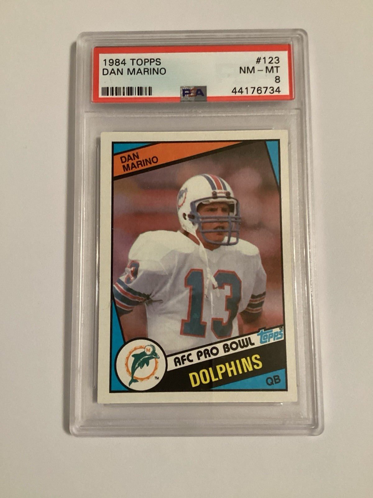 1984 Topps - Dan Marino #123 (RC) PSA8