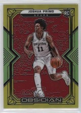 2021 Obsidian Electric Etch Red Yellow & Green Flood 7/99 Joshua Primo #162 11pj