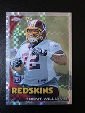 2010 Topps Chrome X-fractor Trent Williams Rookie Card C102 Washington Rc