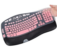 Keyboard Cover for Logitech K350 MK550 MK570 Wireless Wave Keyboard, Ultra Th...