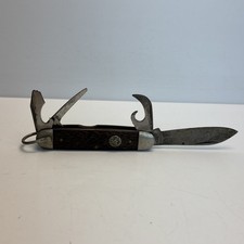 Vintage Ulster USA Boy Scout Pocket Knife Multi Tool Camp Knife