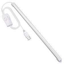 LED Light Strip 35cm Strip Lights 3 Colour Temperature Plug in USB Light Slim