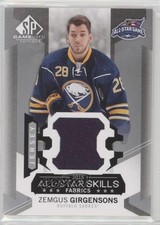 2015-16 SP Game-Used 2015 All-Star Skills Fabrics Zemgus Girgensons #AS-3 3xk