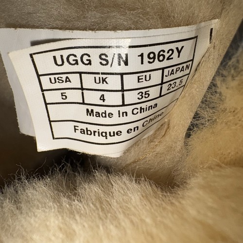 UGG Bailey Button Triplet Tall Damenstiefel Kastanie Größe 5 - Bild 9 von 12