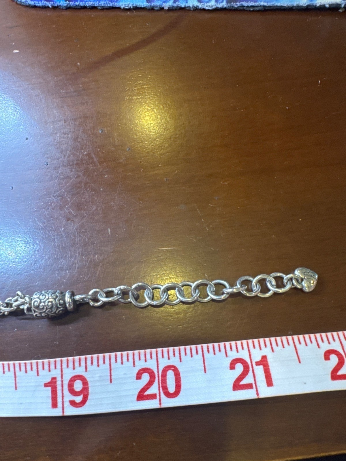 Brighton Silver Scroll Link Multi-Chain Twisted N… - image 5