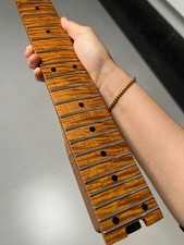Floyd nut S S 24fret Roasted flame Maple Electric guitar neck Wheel truss 14in