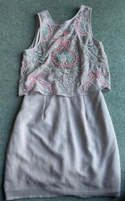 BNWOT Warehouse Spotlight Sequined Occasion Party Dress Size 6 Excellent Con