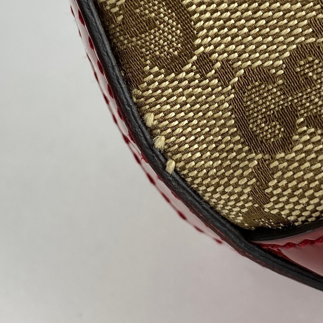 Gucci Bamboo Tote Bag GG Monogram Elephant Embossed Used thumbnail 4