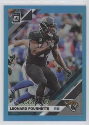 2019 Panini Donruss Optic Aqua Prizm 92/299 Leonard Fournette #48 ix8