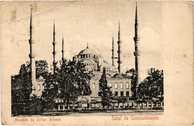 CPA Konstantinopel Moschee du Sultan Ahmed TÜRKEI (1460612)