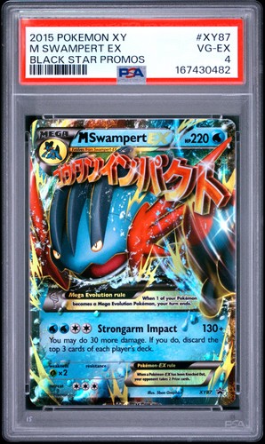 M Swampert-EX graded PSA 4 for sale on eBay