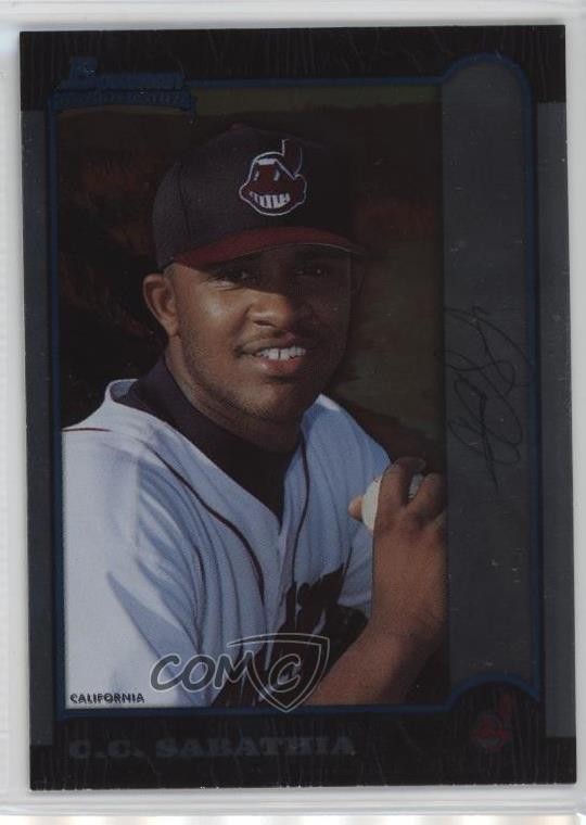 1999 Bowman International CC Sabathia #344 Rookie RC HOF 8cx