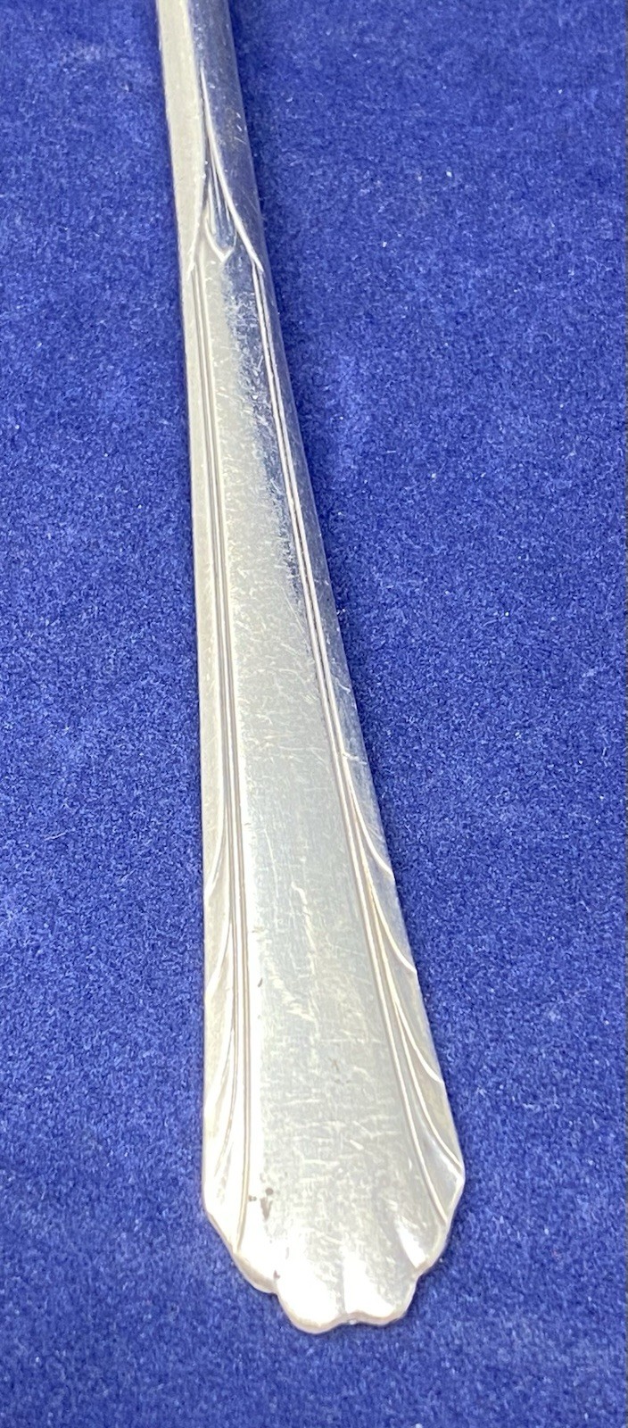 VTG National Silver Co. Serving Spoon 8” Triple Plate Plus 824136