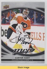 2023-24 Upper Deck MVP Silver Script Carter Hart #22 READ 0cv