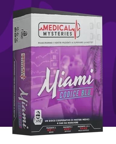 Medical mysteries: miami, gioco da tavolo 13+, gioco cooperativo di enigmi per tutti, cc595 - Immagine 3