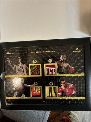 2024 Bruce Lee 50th Annv Keepsake Series 2 Jumbo 5x7 Quad Relics/Gems 1/1!!