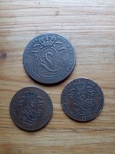 Belgium - 2 C 1845, 2 C 1873, 5 C 1837 - Leopold I En Francais