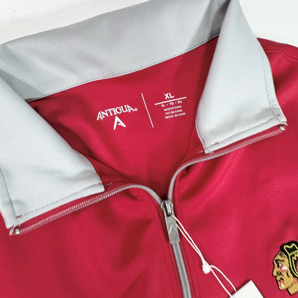 Chaleco Chicago Blackhawks Para Hombres XL Rojo NHL Hockey Pullover Sin Mangas Antigua Nuevo Foto 3 de 4