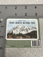 Decal - Mount Rainier National Park- Outdoor - 3x2 Inch
