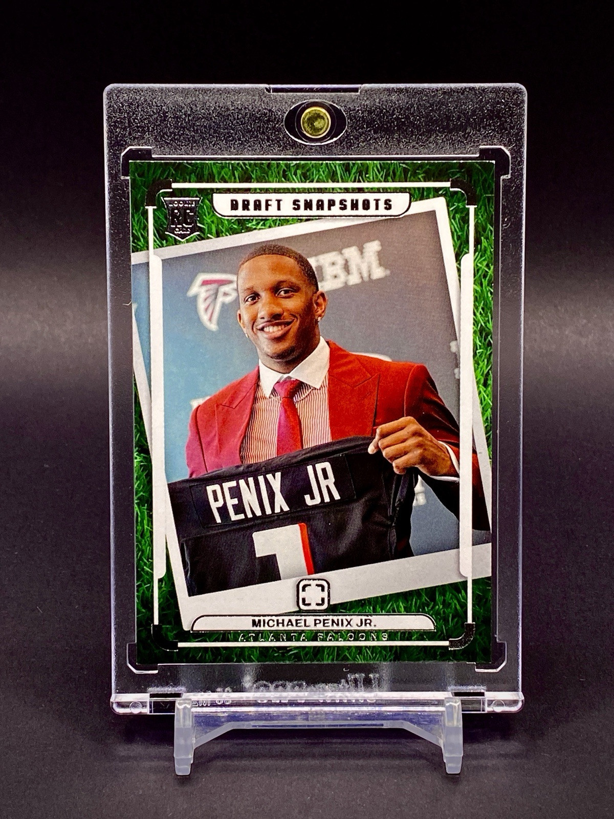 🔥 Michael Penix Jr. SPECTACULAR ROOKIE INVESTMENT CARD FALCONS w/HOLDER