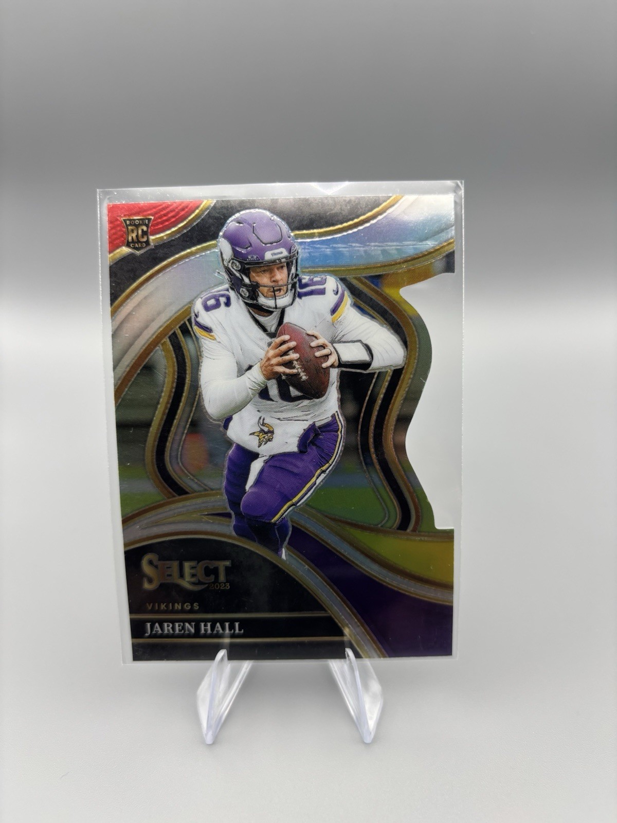 2023 Panini Select - Club Level Jaren Hall #261 Red & Yellow Prizm Die-Cut (RC)