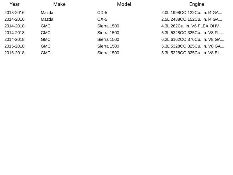 Set of 6 Herko Fuel Pump Module 724GE for Mazda GMC CX-5 Sierra 1500 2.0L 13-18 - Image 4 of 4