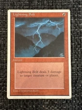 Lightning Bolt MTG Core Set 4th Edition Regular