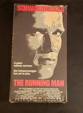 The Running Man 1987 VHS SEALED Watermarks Vestron Arnold Schwarzenegger VTG