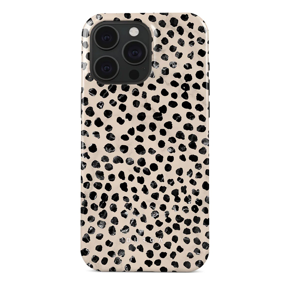 Coque de luxe iPhone 15 Pro Burga Tough finition brillante et protection premium
