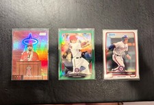 Anthony Rendon 3 Card Lot Stadium Club Red /25, 2013 Green Bowman Chrome + 2012