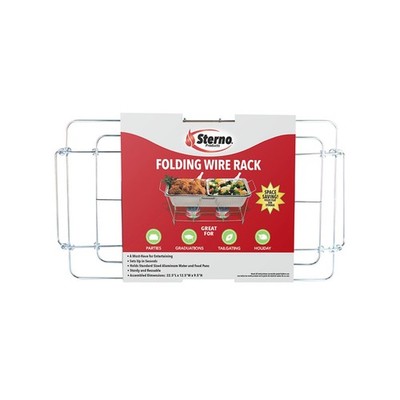 Sterno 70144 Steel Silver Reusable Chafing Dish Wire Rack 22.75 L x 1.5 H in.