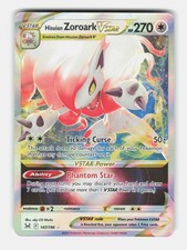 Hisuian Zoroark VSTAR 147/196 Holo VSTAR Rare Lost Origin Pokemon Near Mint